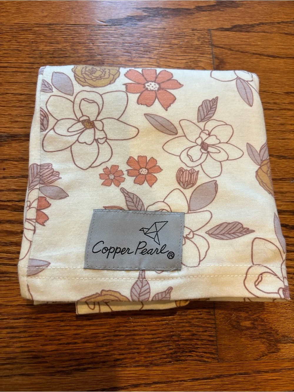 Copper Pearl Ferra Floral Stretch Multi Use 5 in 1 Carseat Nursing Cover